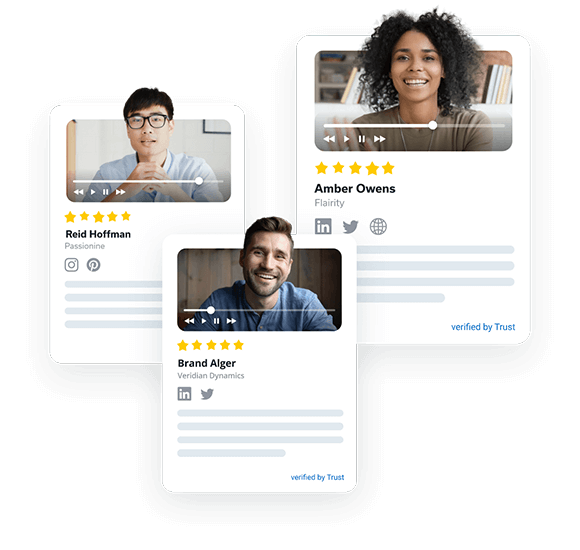 Testimonials – Trust, #1 Video Testimonial Platform